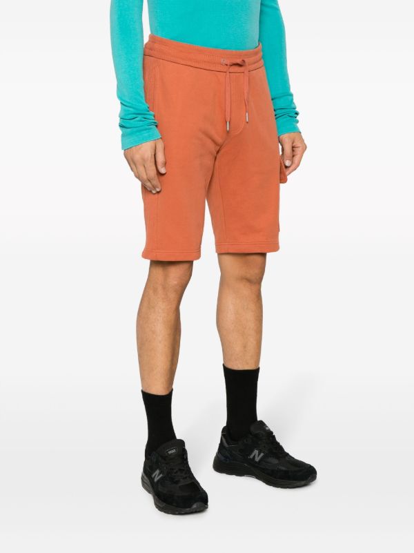 Calvin klein logo-patch cotton track cargo short
