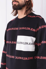 Calvin Klein Sweatshirt Logo Print Men _ Black*Red