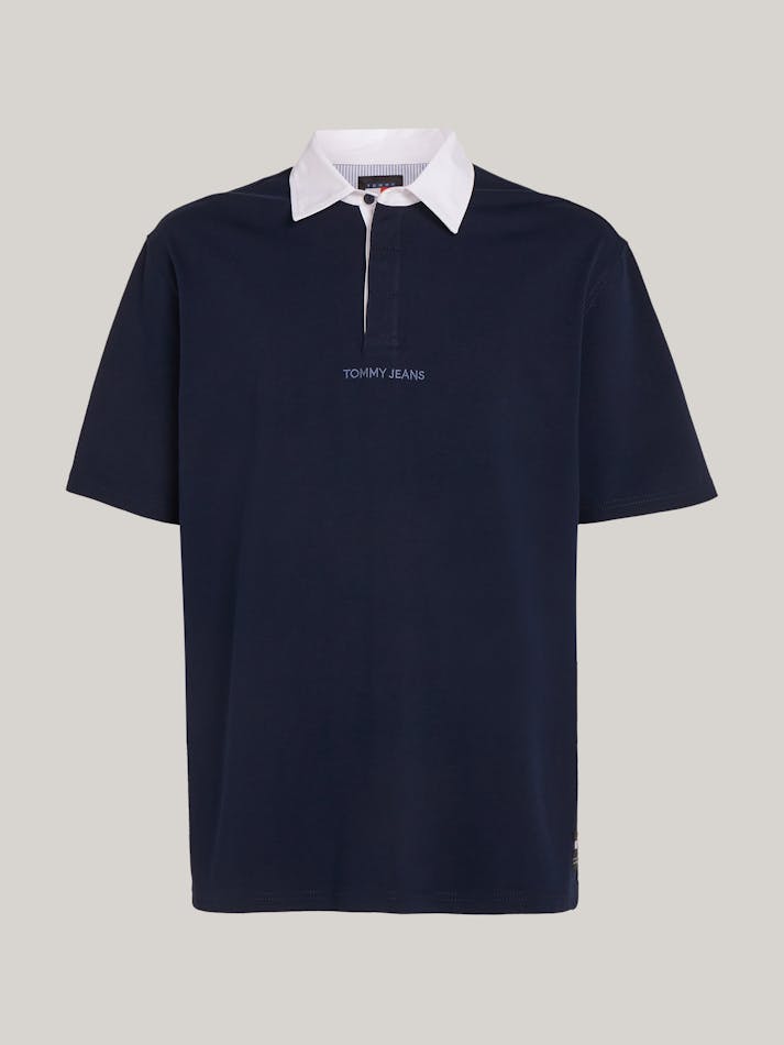 Tommy jeans Contrast Collar Oversized Rugby polo