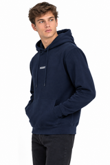 HUGO Dapo Logo  Hoodie  Print Men _ Navy