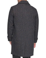 Andrew Marc Wexford Textured Herringbone  Men Coat _ Navy*Brown