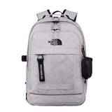 The North Face Dual Beige Backpack with Multi-Compartments