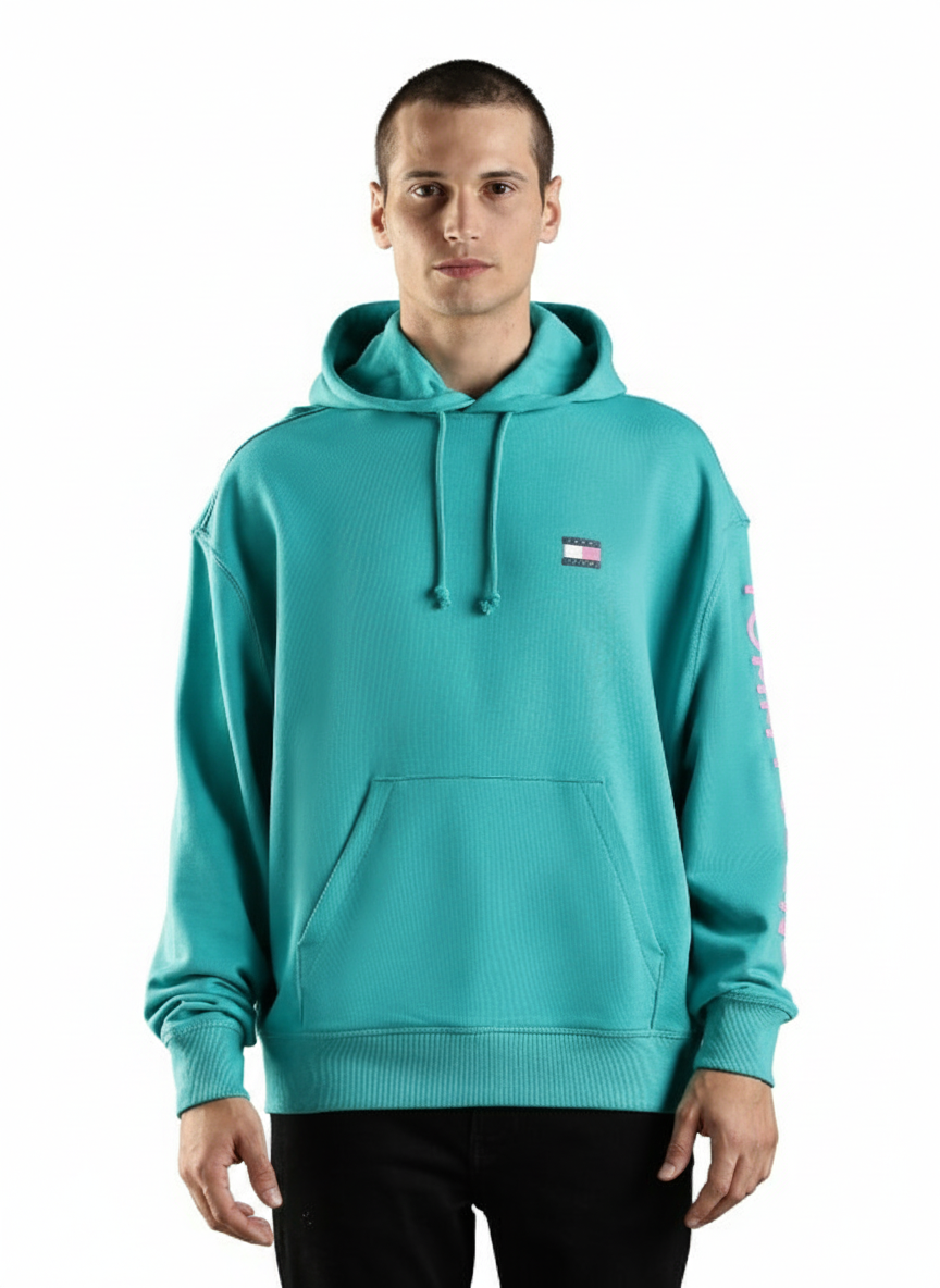 Tommy jeans Hoodie Men _ Turcoise