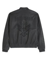 Hollister Faux Leather Hollywood Graphic Black  Jacket