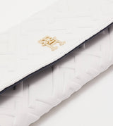 Tommy Hilfiger Women’s Embossed Logo Wallet – White