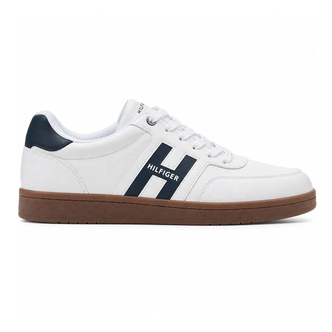 Tommy Hilfiger Lasona Men's Casual Sneakers – White & Navy