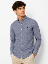 u.s polo lightweight cotton long sleeve collar shirt