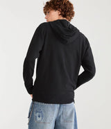 Aéropostale Men’s 87 Zip-Up Hoodie – Black