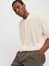 MNG Structured Knitted shirt polo