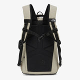 The North Face Dual Beige Backpack with Multi-Compartments