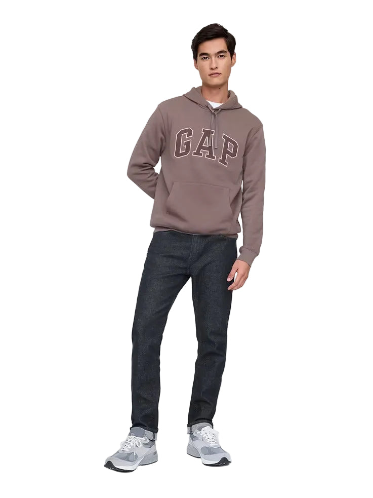 GAP Men’s Relaxed Logo Hoodie – Coffee