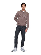 GAP Men’s Relaxed Logo Hoodie – Coffee