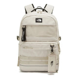 The North Face Dual Light Beige  Backpack with Multi-Compartments