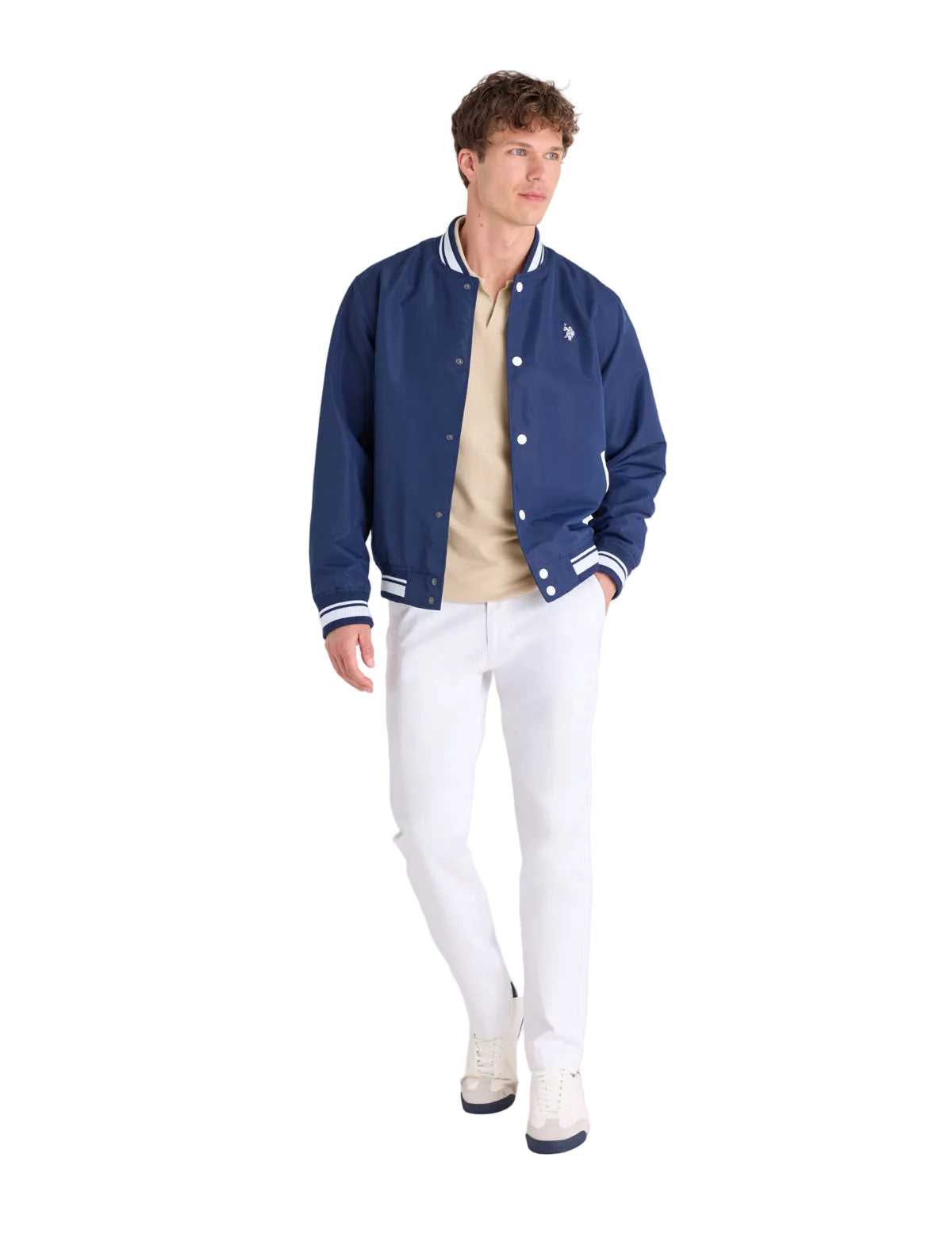 U.S. Polo Assn  Lightweight Baseball Men jacket _ Navy