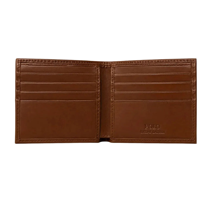 POLO Ralph Lauren Men's Genuine Leather Wallet - Classic Elegant Design