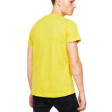 Diesel Denim Division Split Logo Yellow T-Shirt