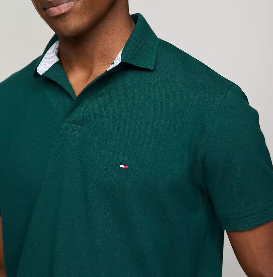 Tommy Hilfiger Men's SLIM Fit Classic Solid Stretch Mesh Polo Shirt 16 Colors
