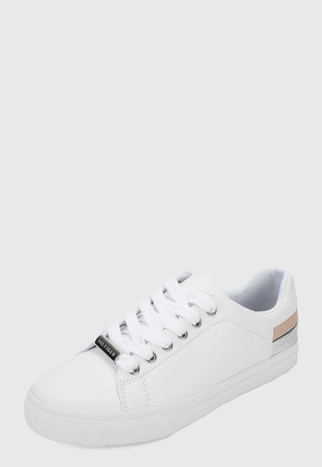 Tenis Blanco-Rosa-Plateado Tommy Hilfiger