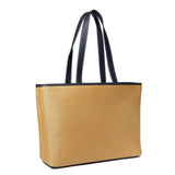 TOMMY HILFIGER Keaton Ii Straw Tote Bag In Tommy _ Navy