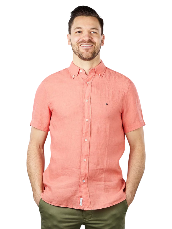 Tommy Hilfiger Leinen Shirt Short Sleeve