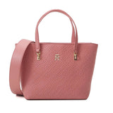 Tommy Hilfiger Refined Embossed Shoulder Bag in Teaberry Pink