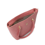 Tommy Hilfiger Refined Embossed Shoulder Bag in Teaberry Pink