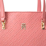 Tommy Hilfiger Refined Embossed Shoulder Bag in Teaberry Pink