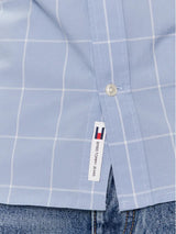 Tommy Jeans Camicia Blu Regular Fit