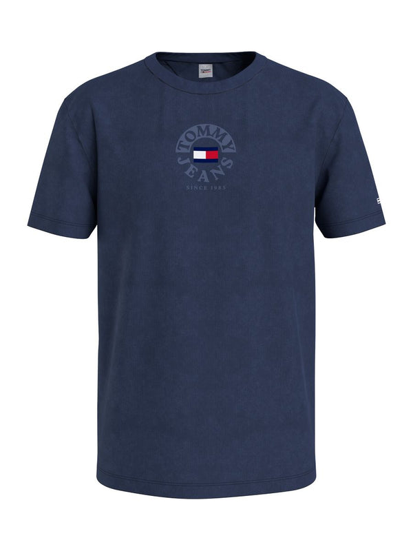 Tommy Jeans Circle Logo T-Shirt Navy