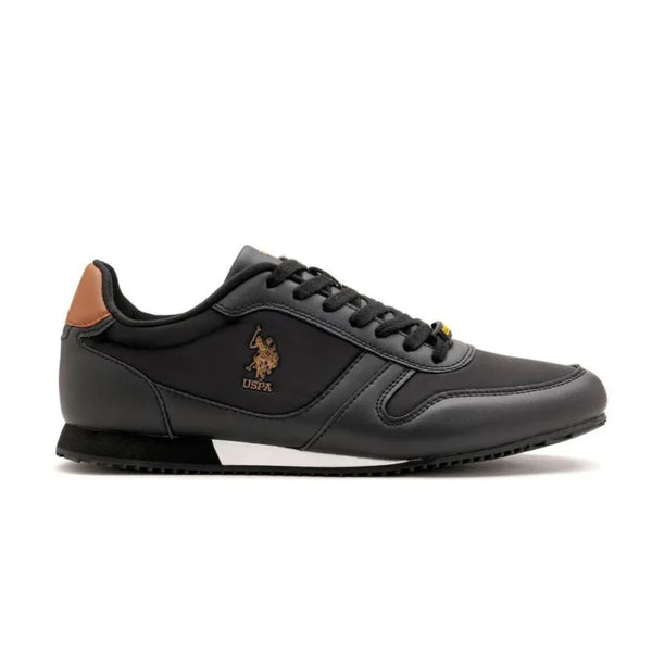 U.S. POLO ASSN. CLANE WORK CASUALS LACE UP SHOES - BLK