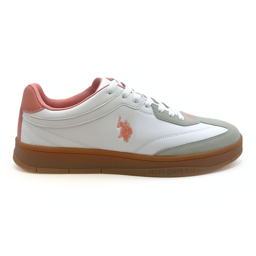 U.S. POLO ASSN. Vale WMN Glb 5Fx Sneakers - WHTPNK